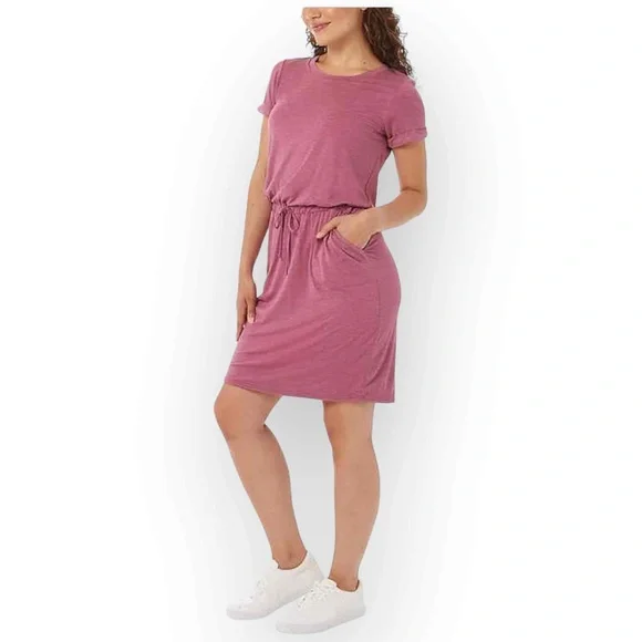 32 DEGREES Women’s Soft Lux Dress, Coral, Medium - 871M - Picture 1 of 5